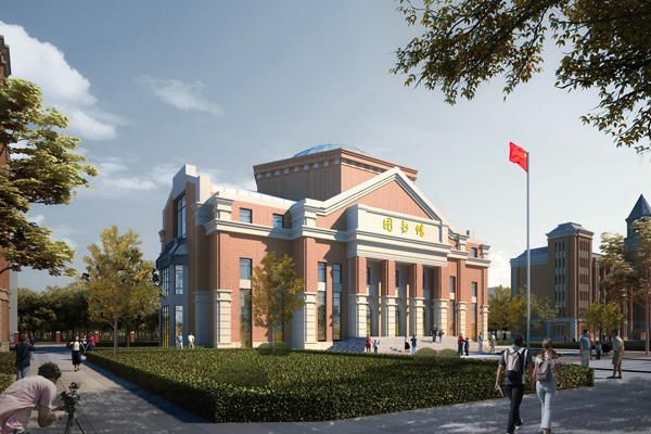 中国临沂爱丽斯国际学校建筑风貌展示